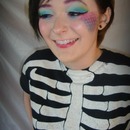 Rainbow Rave Makeup