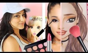 💄RECREATING ARIANA GRANDE MAKEUP! | Topmodel Makeup Book💗