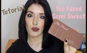 Tutorial: Too Faced Semi-Sweet Chocolate Bar Paleta!