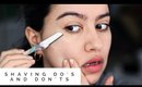 Face Shaving For Women | do's and don'ts 💈