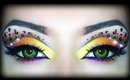Rainbow Leopard Print - Makeup Tutorial (Sexy Halloween Look) ft. Too Faced "Chocolate Bar"