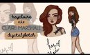 Claire Marshall Digital Art Sketch Time Lapse
