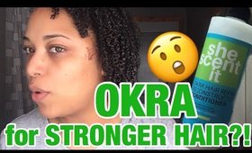 SheScentIt OKRA HAIR REPAIR RECONSTRUCTIVE CONDITIONER | REVIEW on HIGH POROSITY NATURAL HAIR