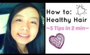 Secrets to Healthy, Shiny, and Long Hair!