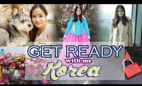 Get Ready with me in KOREA | DOG CAFE & LOVE LOCKS