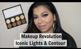 Makeup Revolution Iconic Lights & Contour Pro Palette Swatches + Review | MissBeautyAdikt