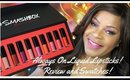 Smashbox Always On Liquid Lipsticks Review and Swatches
