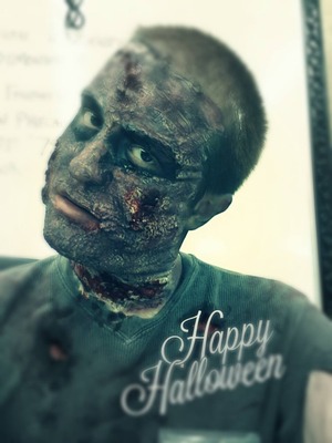 Had to make sure I was the most zombified for the occasion 