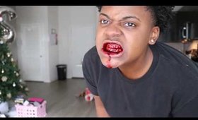 COUGHING UP BLOOD PRANK ON GF! SHE REALLY GETS SICK!!