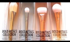 Real Techniques; Bold Metals Collection Brushes Review!