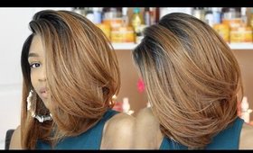 Honey Blonde Bob Wig Review►The Stylist Savvy Bob OT30