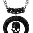 Butler and Wilson skull necklace