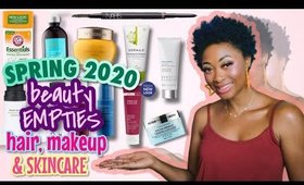 EMPTIES: Products I've Used Up (Hair, Makeup & Skincare) (Spring 2020)