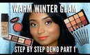 Warm Winter Glam Full Tutorial using Pops of Color for Medium Skin Tones | mathias4makeup