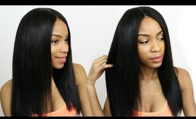 Middle Part Wig Making ft Beauty Supply Store Closure by Outre Simply