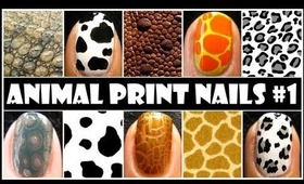 ANIMAL PRINT NAIL ART #1 | NO TOOLS REQUIRED EASY NAILS DESIGN TUTORIAL FOR BEGINNERS AT HOME DIY