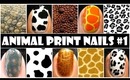 ANIMAL PRINT NAIL ART #1 | NO TOOLS REQUIRED EASY NAILS DESIGN TUTORIAL FOR BEGINNERS AT HOME DIY