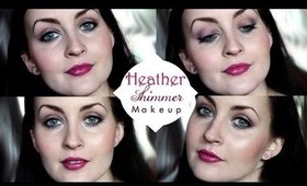 Heather Shimmer Makeup