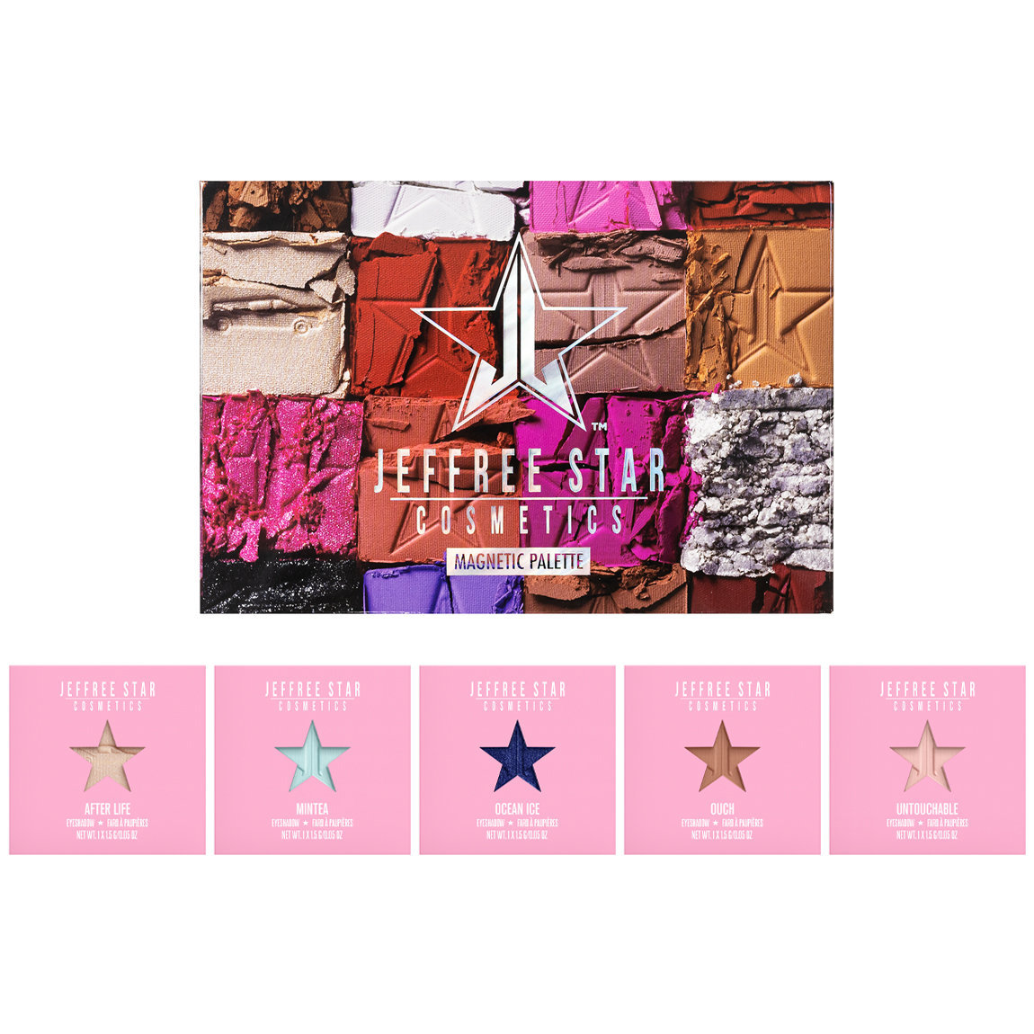 Jeffree Star Cosmetics Artistry 24-Pan Delicious Bundle alternative view 1 - product swatch.