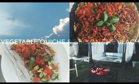 Vegetable Quiche & BBQ on the Beach | Day 11 #JessicaVlogsAugust