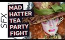 Mad Hatter Tea Party Fight | SFX Makeup Tutorial