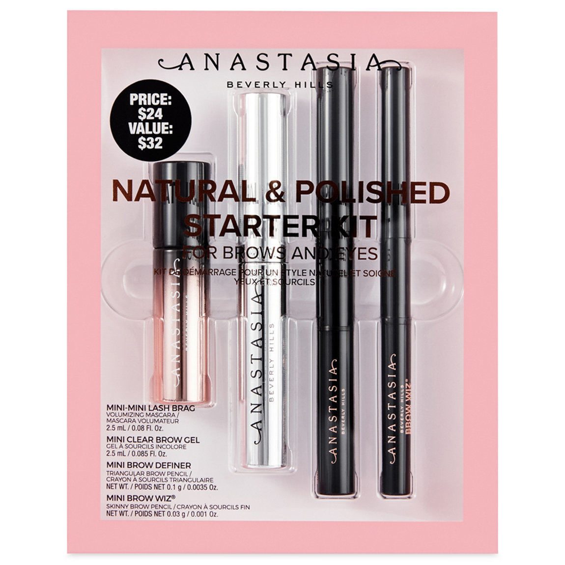 Anastasia Beverly Hills Natural + Polished Starter Kit Ebony