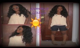 HAIR TUTORIAL | Summer Elliptical  Curls