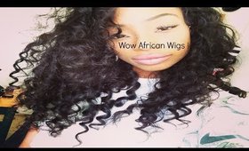 My Curly wig from Wow African hair !