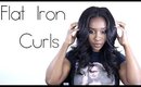 Flat Iron Curls How To