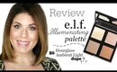 Review: e.l.f. Illuminating Palette | Hourglass Ambient Powder Dupe? | @girlythingsbye