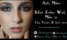 Aoife Malone Fashion Week - Green Smokey eye, Kylie Jenner Lip