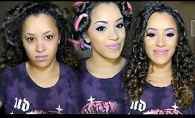 Quick Curly Hair Fix [Using Flexi Rods]