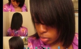Relaxed Hair Update 2013| No More Setbacks Goodbye Unhealthy Hair!!!!!
