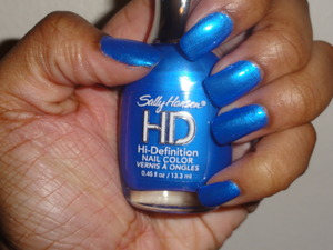 Sally Hansen's BLU HD nail polish, sooooo pretty!