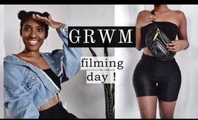 Get ready with me [filming day] // Janet Nimundele