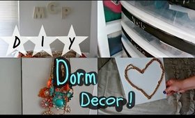 DIY Dorm Decor/Orangization! Collab w/ SofiaStyled