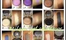 Milani gel shadow swatches!