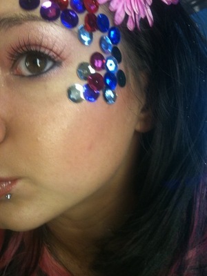My makeup done for a fashion event at moss rock festival 