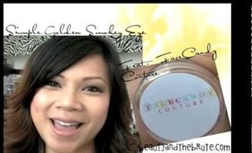 Face Candy Couture Tutorial :: Simple Golden Brown Smokey Eye
