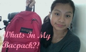 Whats In My Backpack!
