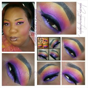 Progress!!!!!! ?Created this look inspired by @queenofblending 's tropical smokey eye for the first time early last year (see small inside corner insert) for a contest (and won!!!!) held by @thebeauty_babes. Then created again two more times later in that year, and decided to check my progress since then!!! ?#queenofblending ?#blackmuasunite?
#blendingwithfriends?#MakeupMobb ?#pipsqueeak #makeupshoutout1 ?#vegas_nay #anastasiabeverlyhills??#mayamiamakeup #beatandsnatched ?#makeupartist ?#makeuphoneys #beatfacehoney ?#versastylesbeauty? #house_of_beauty_? #hellofritzie #themakeupcollection #anubismakeup ?#spiderpinkmakeup #PicOfTheDay #makeupforever #Sugarpillcosmetics #Macgirls #makeupmafia #mua_dynasty #thebeautybabes ?#poohbeezy #blendthatshit #theboyandhismakeup #the_makeup_world