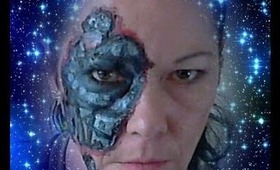 CYBORG MAKE UP TUTORIAL