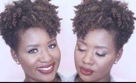 Fall Makeup Tutorial on Black Woman