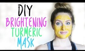 DIY:  All Natural Brightening Turmeric Mask | vlogwithkendra