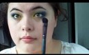 How to wear: Blue and yellow eyeshadow together (Make-up tutorial)