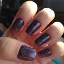 Glitter night nails 💅🌙