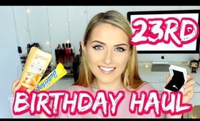 WHAT I GOT FOR MY 23RD BIRTHDAY!| shivonmakeupbiz