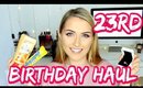 WHAT I GOT FOR MY 23RD BIRTHDAY!| shivonmakeupbiz