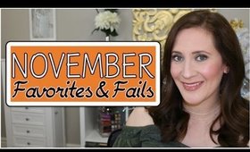 November Favorites & Fails:  Revlon, MAC, Agave, Makeup Geek, Studio Makeup