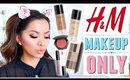 FULL FACE USING ONLY H&M MAKEUP!